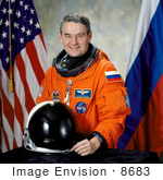#8683 Picture Of Astronaut Valery Grigorievich Korzun