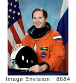 #8684 Picture Of Astronaut Valery Ivanovich Tokarev