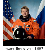 #8697 Picture Of Astronaut Yuri Ivanovich Onufriyenko