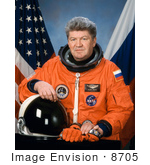 #8705 Picture Of Cosmonaut Valery Victorovich Ryumin