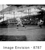 #8787 Picture of Babe Ruth Batting by JVPD