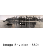 #8821 Picture Of Tourists Boating Near Hotels Lake Tahoe