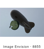 #8855 Picture Of A Soldier Parachuting From Balloon