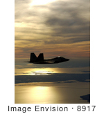 #8917 Picture Of A F/A-22 Raptor