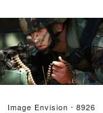 #8926 Picture Of A Soldier With Weapon