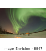 #8947 Picture Of Green Northern Lights