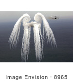 #8965 Picture Of A Smoke Angel Cloud From A C-17 Globemaster Iii