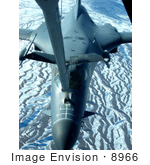 #8966 Picture Of A Kc-10 Fueling A B-1b Lancer Bomber