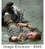 #9045 Picture Of A Soldier During A Mountaineer Training Course