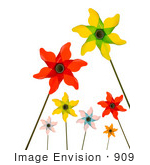#909 Photo Of Colorful Pinwheels
