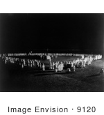 #9120 Picture of a KKK Initiation by JVPD