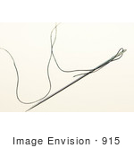 #915 Image Of A Threaded Needle