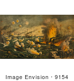 #9154 Picture Of The Battle Of Manila Bay