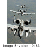 #9163 Picture Of A-10s And Stratotanker