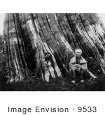 #9533 Picture of a Sasquatch Indian Man by JVPD