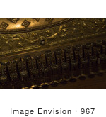#967 Stock Image Of A Golden Antique Cash Register