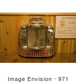 #971 Stock Photograph Of An Antique Wall Box Radio