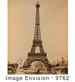 #9762 Picture Of The Eiffel Tower And Trocadero Palace