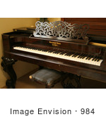 #984 Stock Photograph Of A Piano