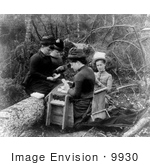 #9930 Picture of Women Playing Cards by JVPD