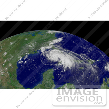 #10066 Picture of Hurricane Dennis Entering the Gulf of Mexico by JVPD