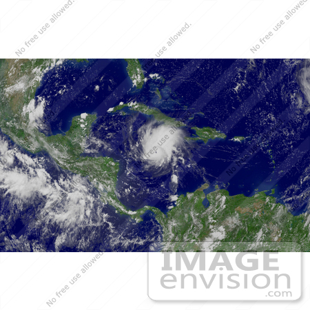 #10067 Picture of Hurricane Emily by Jamaica by JVPD