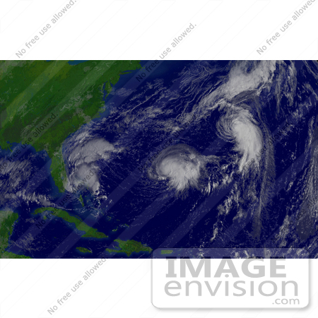 #10073 Picture of Hurricane Maria and Tropical Storm Nate by JVPD