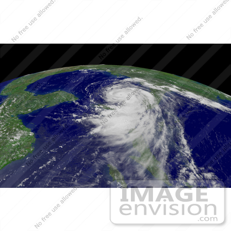 #10079 Picture of Hurricane Dennis Nearing the Gulf of Mexico by JVPD