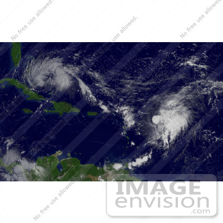 #10110 Picture of Hurricane Philippe and Tropical Storm Rita by JVPD