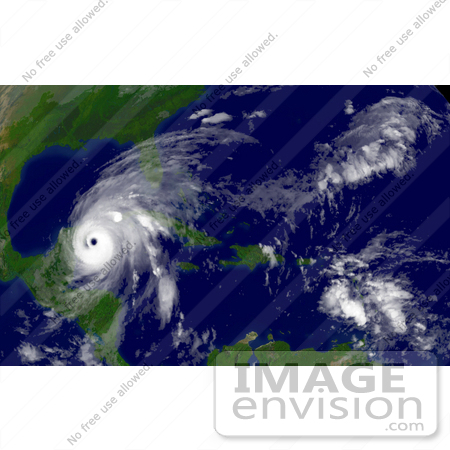 #10147 Picture of Hurricane Wilma as a Category 4 by JVPD