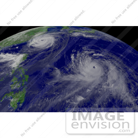 #10236 Picture of Super Typhoon Chaba, Typhoon Aere by JVPD