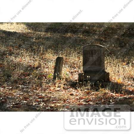 #1033 Photography of Gravestone in a Cemetery by Kenny Adams