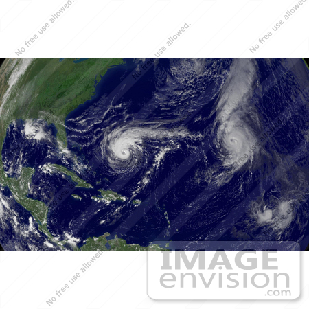 #10373 Picture of Hurricanes Jeanne and Karl, Tropical Storm Lisa by JVPD