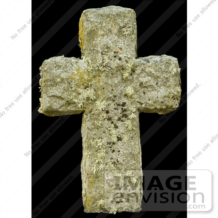#1040 Photography of a Concrete Christian Cross by Kenny Adams