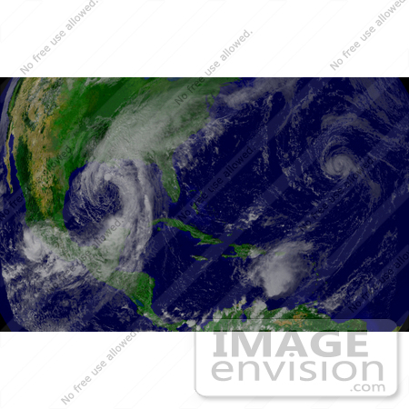 #10446 Picture of Tropical Storms Isidore, Lili and Kyle by JVPD