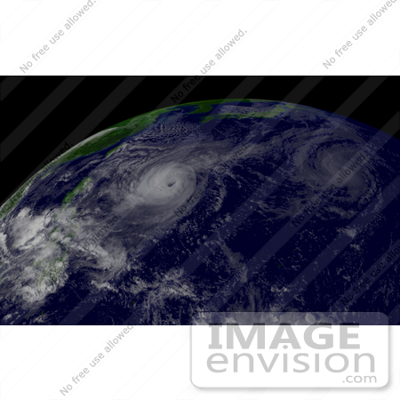 #10448 Picture of Typhoons Ketsana and Parma and Tropical Depression 22W by JVPD
