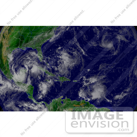 #10455 Picture of Tropical Storms Isidore, Lili and Kyle by JVPD