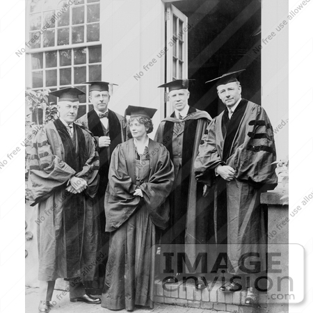 #10631 Picture of Maude Adams and Group in Graduation Gowns by JVPD