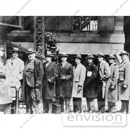 #10682 Picture of Irving Berlin With a Group of Men by JVPD