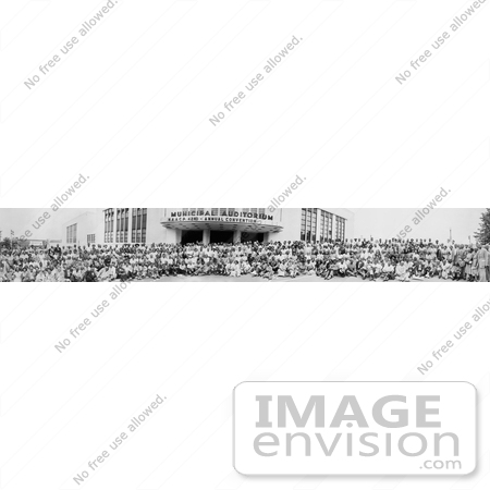 #10692 Picture of NAACP Crowd Including Mary McLeod Bethune by JVPD