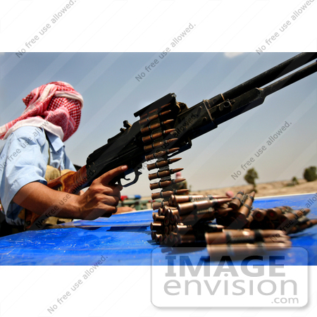 #10771 Picture of an Iraqi Policeman With a Weapon by JVPD
