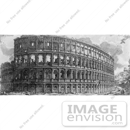 #10790 Picture of the Roman Colosseum by JVPD