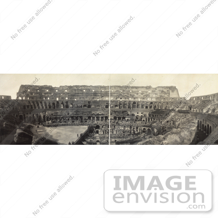 #10795 Picture of the Roman Coliseum Interior by JVPD