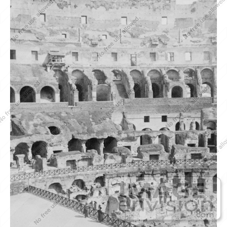 #10796 Picture of the Roman Colosseum Dens and Arcades by JVPD