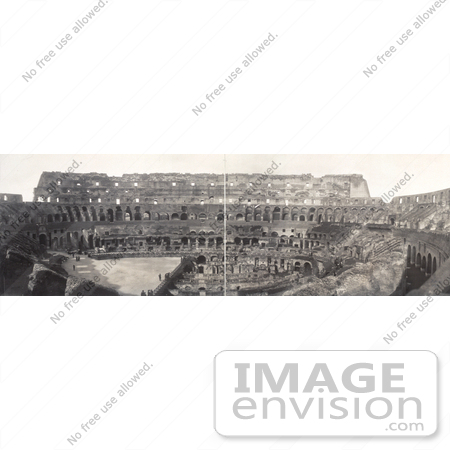 #10798 Picture of the Interior of the Roman Coliseum by JVPD