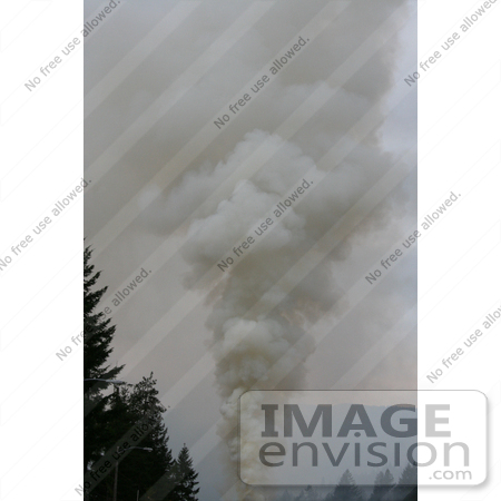 #1083 Photo of Smoke From a Bonfire at Ward Field by Jamie Voetsch