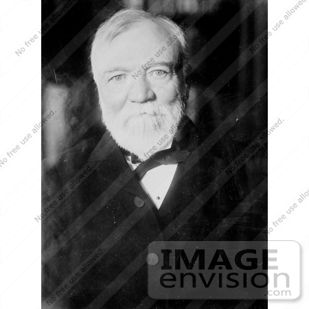 #10834 Picture of Andrew Carnegie Head On by JVPD