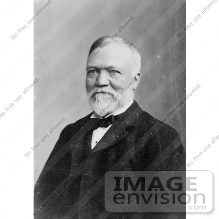 #10837 Picture of Andrew Carnegie in 1896 by JVPD
