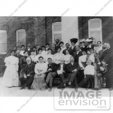 #10853 Picture of Faculty of Tuskegee Institute in 1906 by JVPD