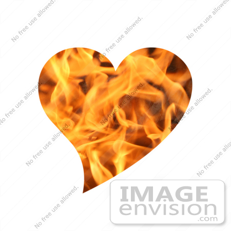 #10883 Picture of a Flaming Heart by Jamie Voetsch